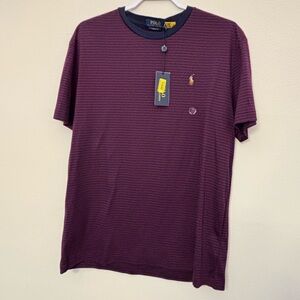 Men's Polo Ralph Lauren Classics Fit Horizontal Stripe T-Shirt Size medium